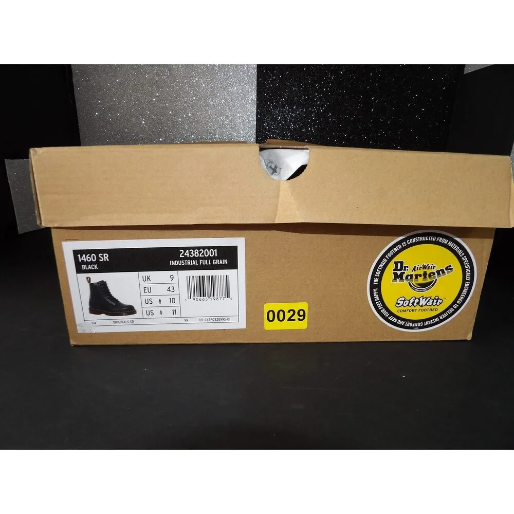 Dr. Martens 1460 Bex 8-Eye Boots- Black (US 10M 11.5W)